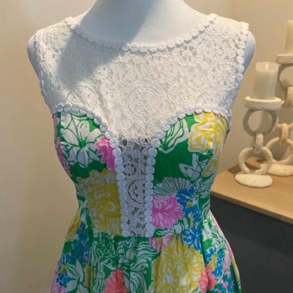 Lilly Pulitzer Raegan dress size 0 NWT has pockets - Picture 3 of 9